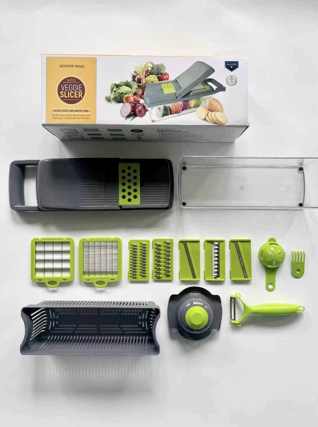 Hachoir à légumes 16-en-1